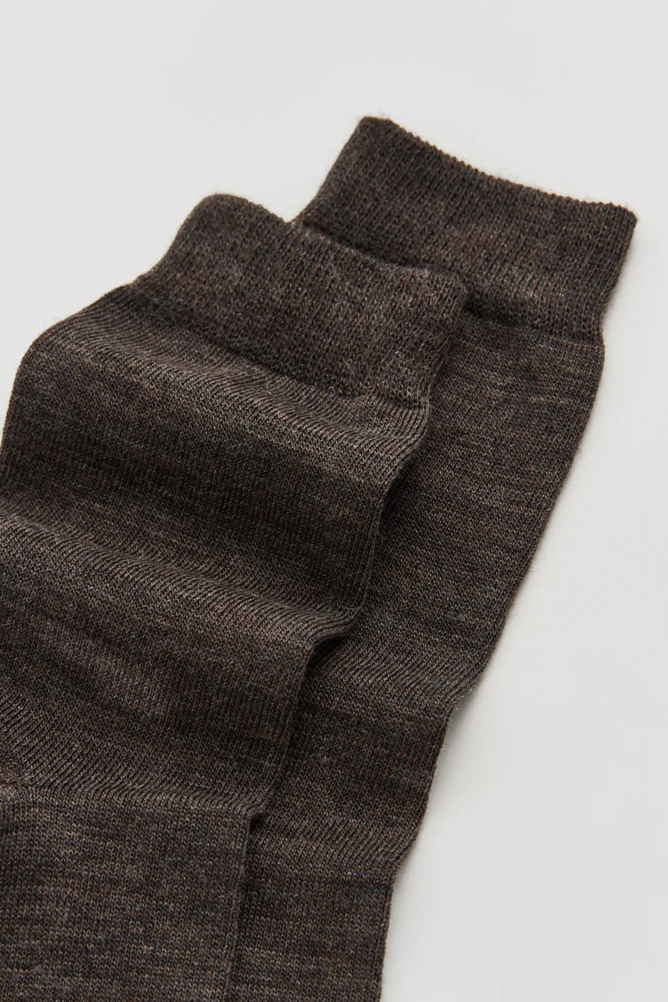 Merino Socks, Deep Earth Brown