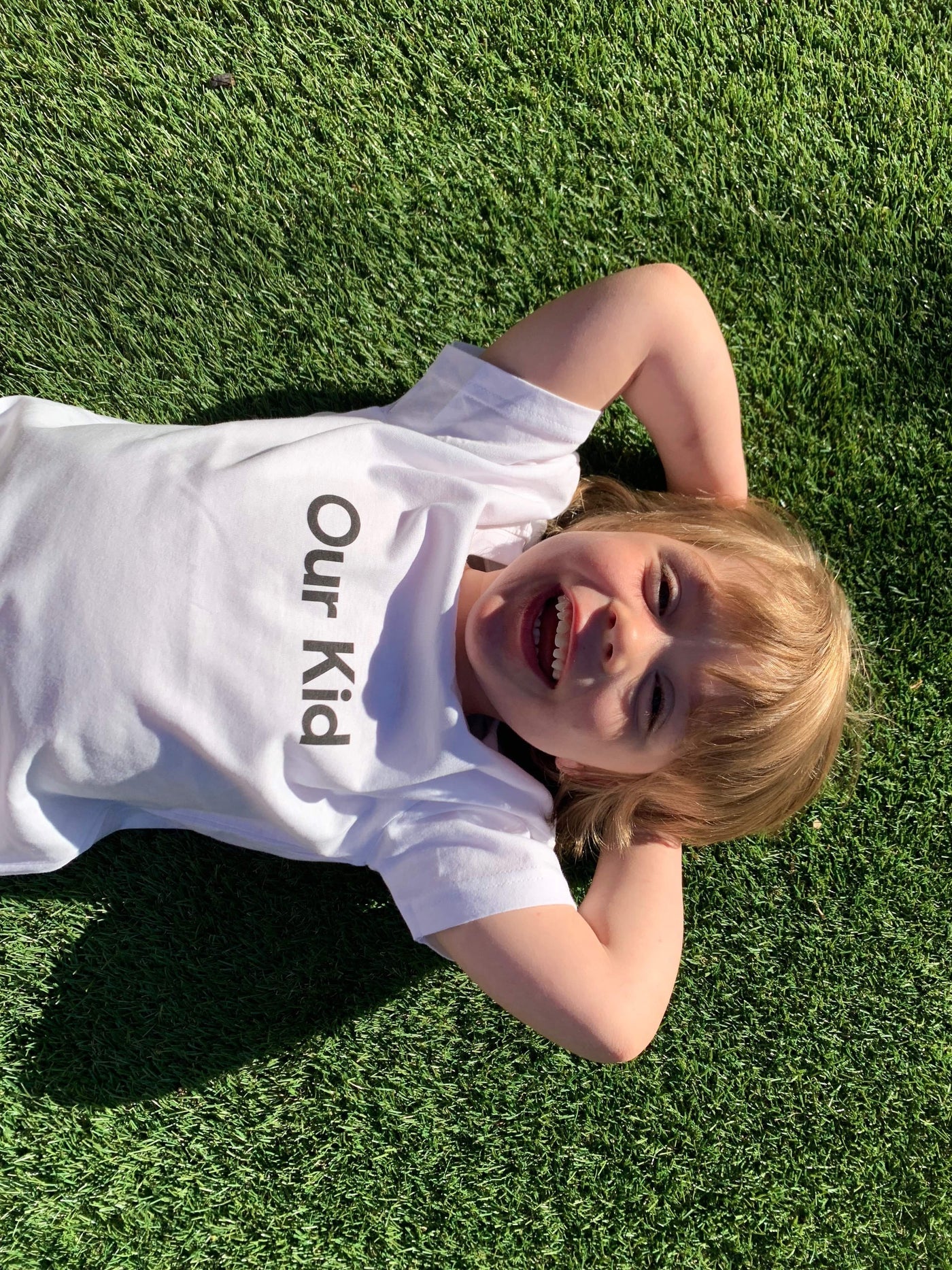 Our Kid white t-shirt