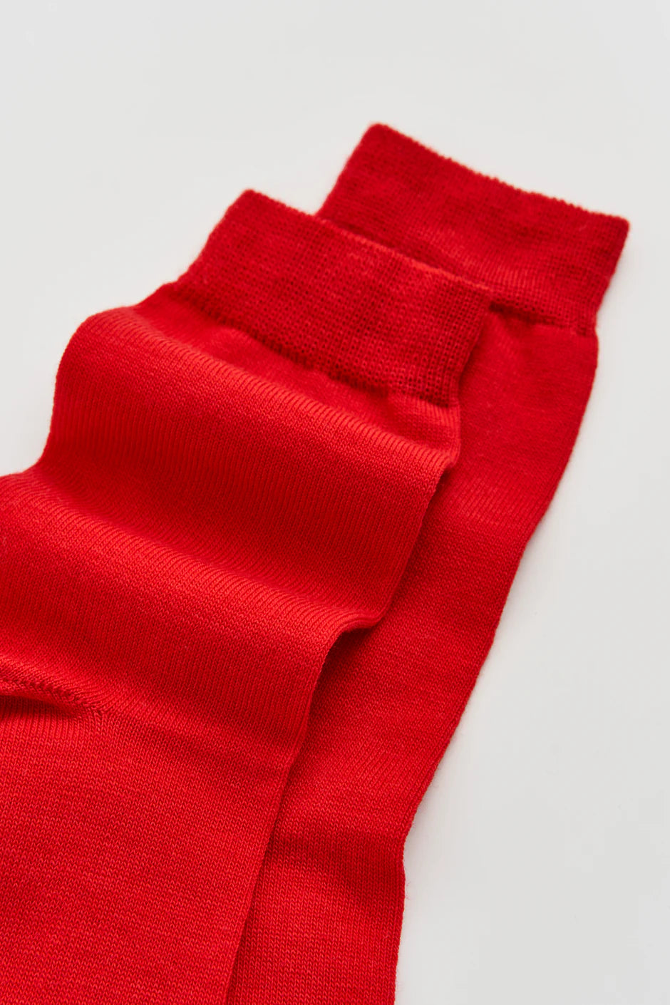 Merino Socks, Postbox Red