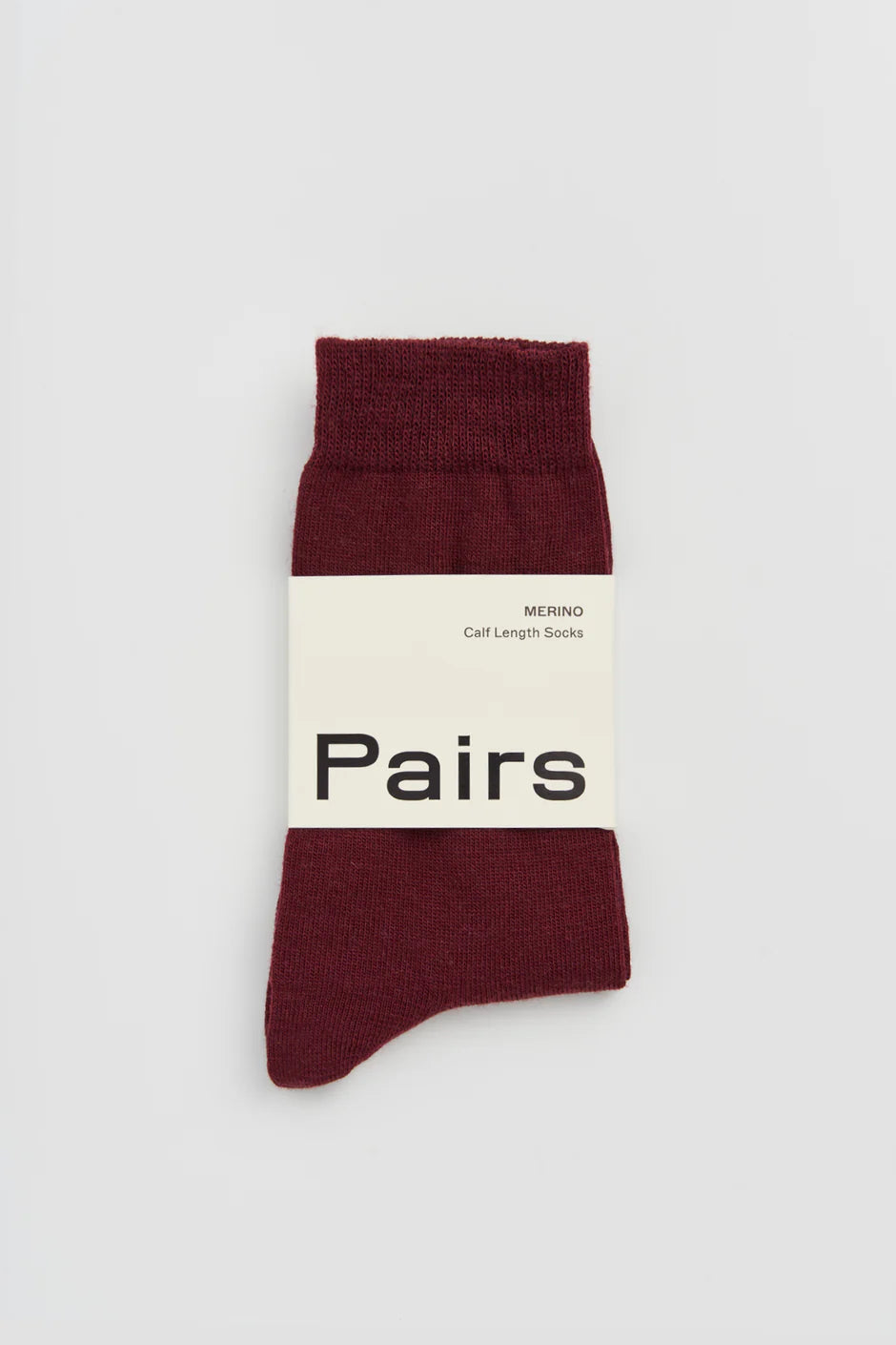 Merino Socks, Dark Plum
