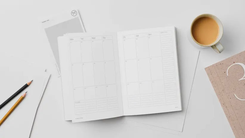 A5 Coral 52 Week Undated Planner