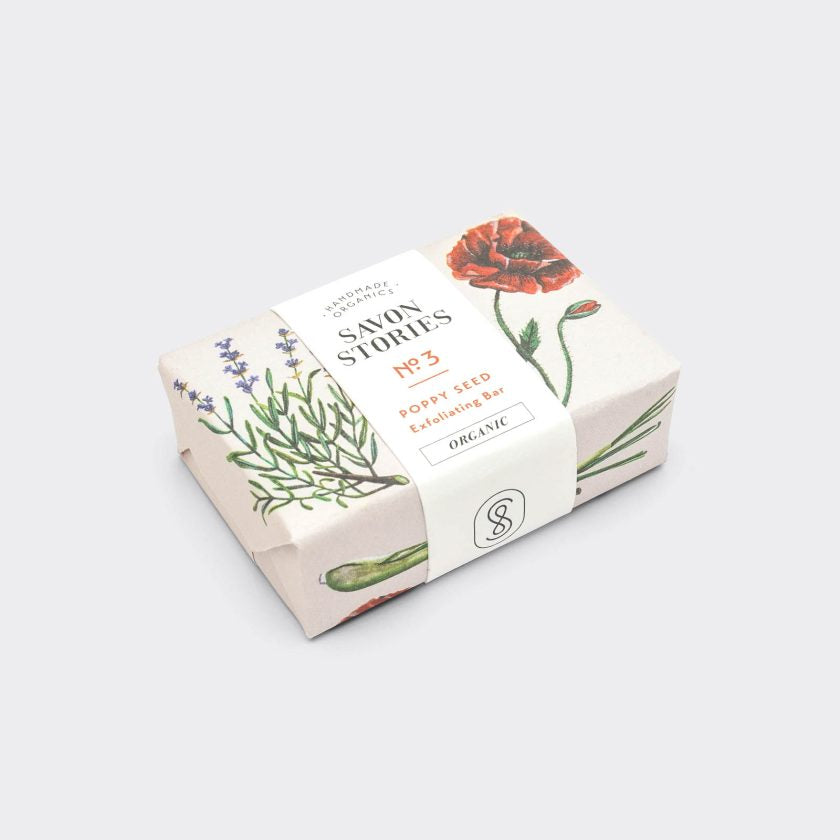 N°3 Poppy Seed Exfoliating Organic & Natural Soap
