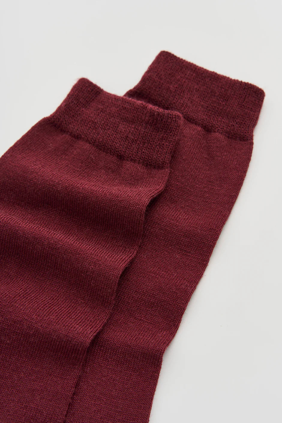 Merino Socks, Dark Plum