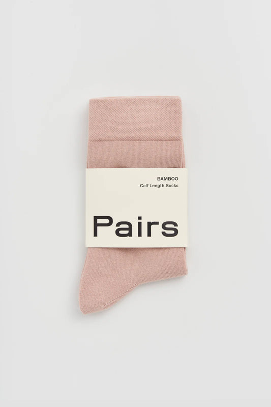 Bamboo Socks, Faded Pink