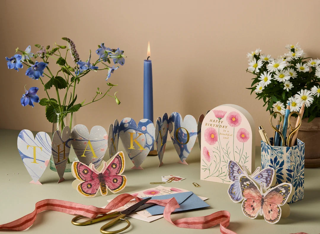 Blue Butterfly Mini Card