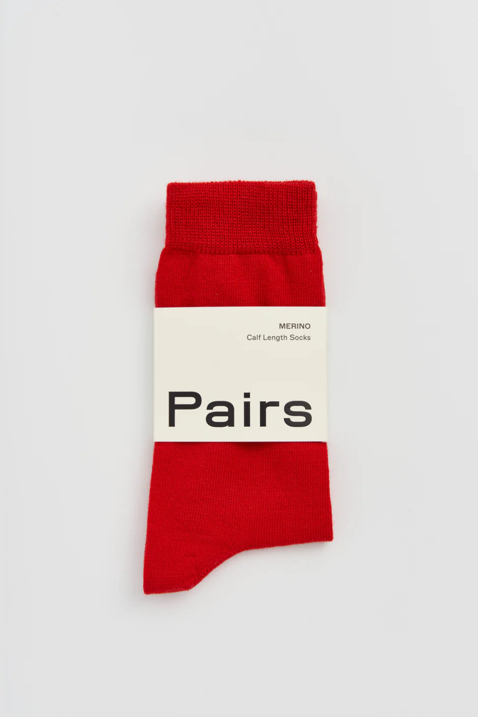 Merino Socks, Postbox Red