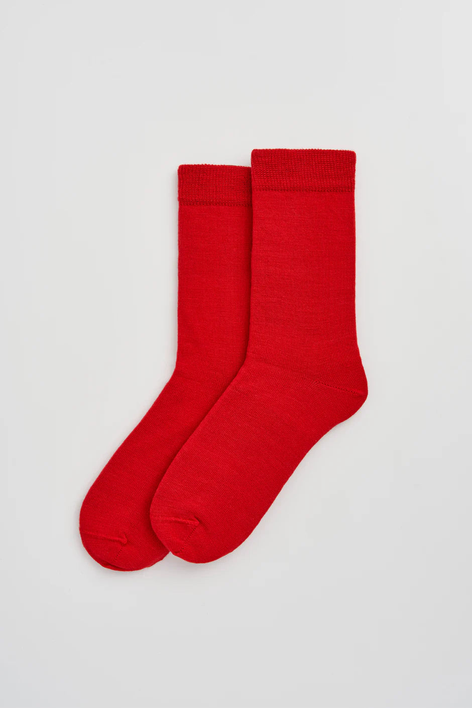 Merino Socks, Postbox Red
