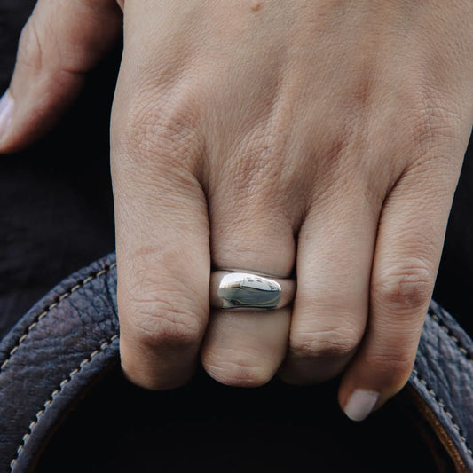 Silver Dome Ring, Waterproof