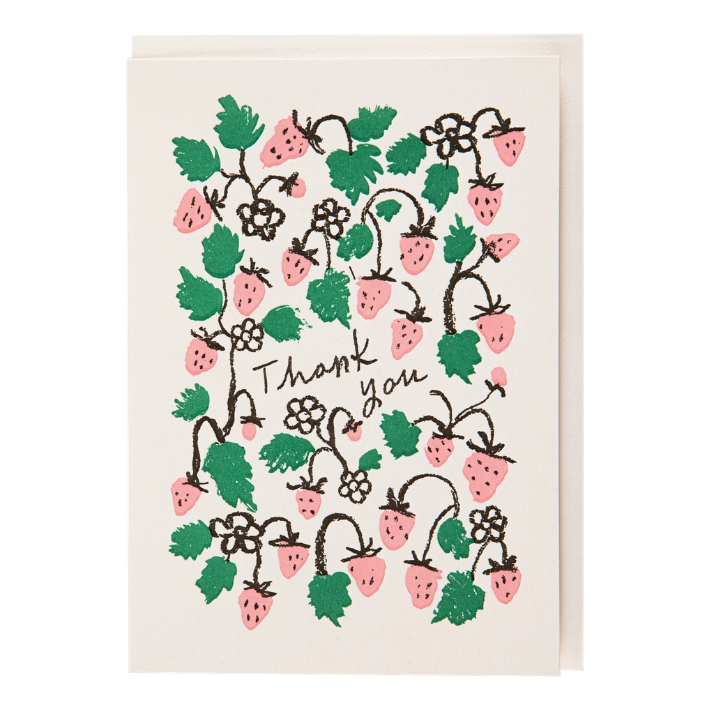 Strawberry Thank You Card
