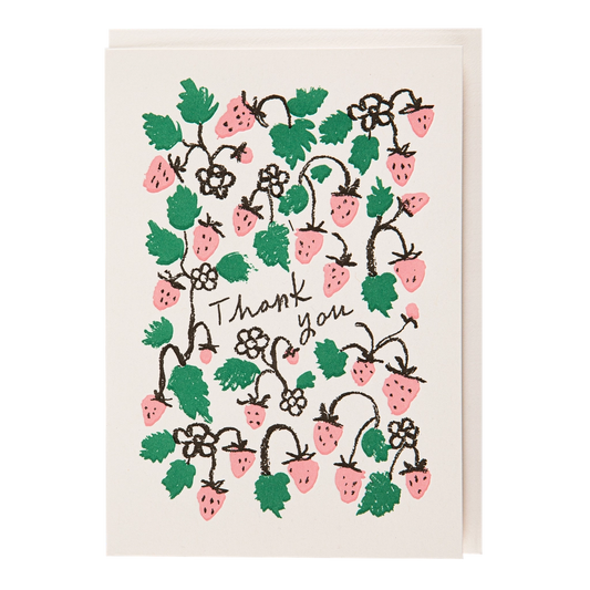 Strawberry Thank You Card