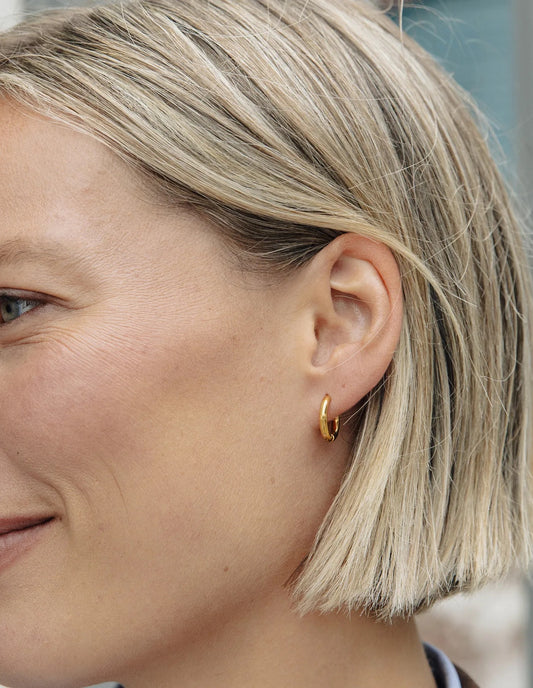 Gold Everyday Hoop Earrings