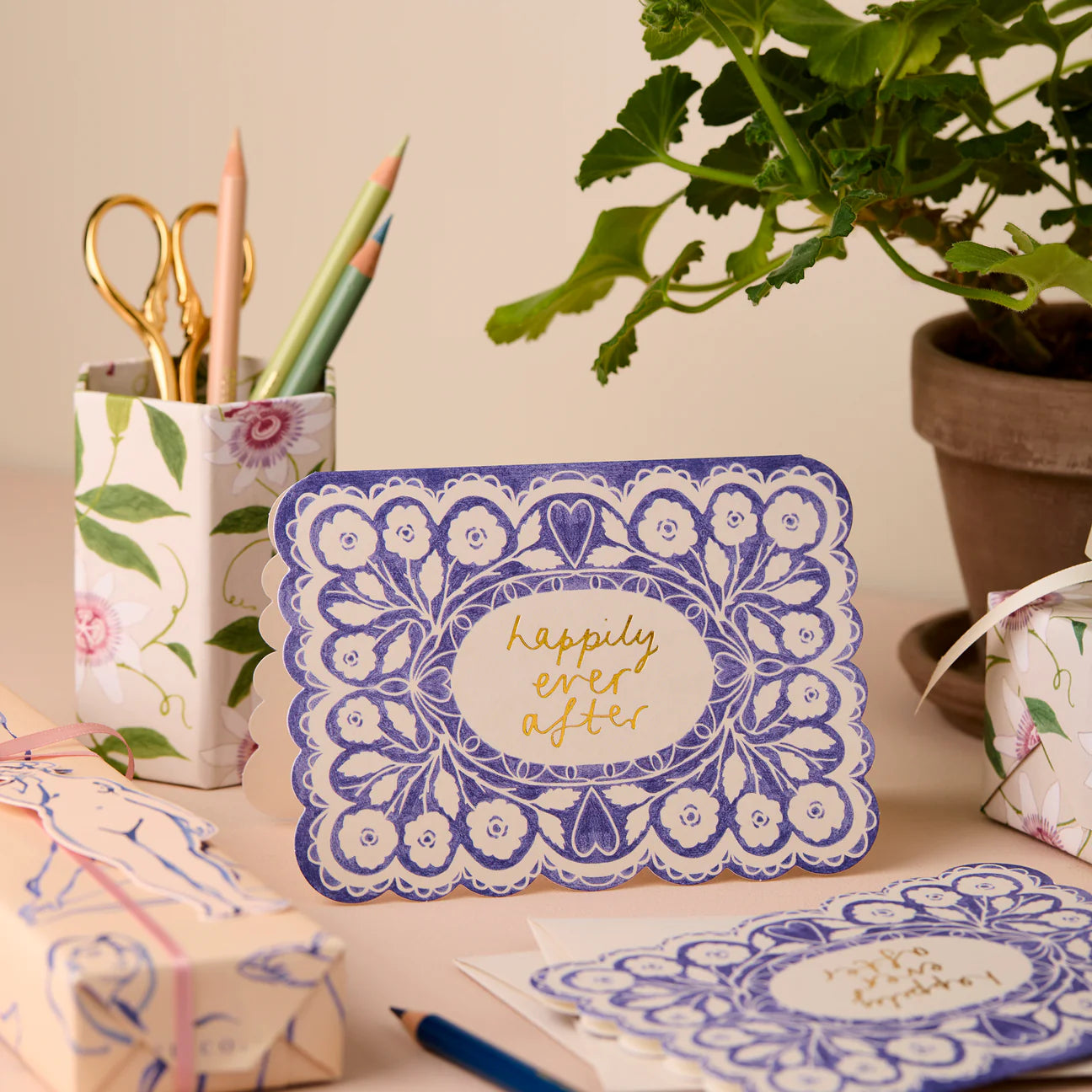 Lace Happily Ever After Card