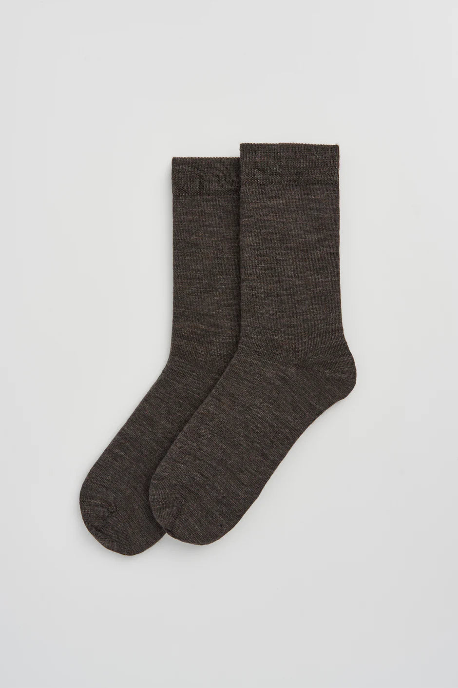 Merino Socks, Deep Earth Brown