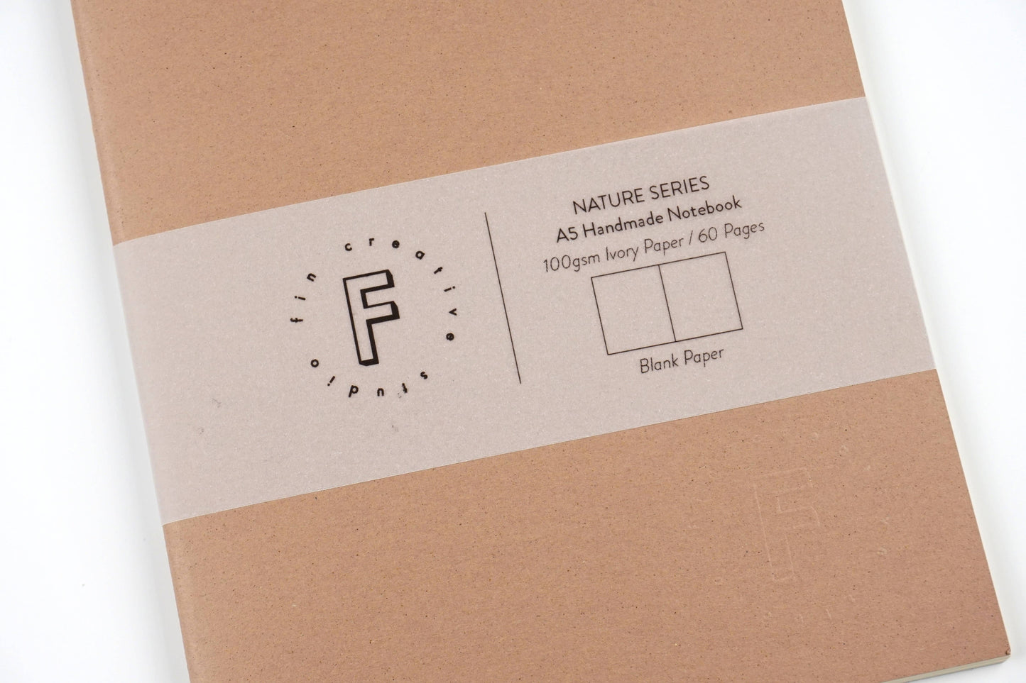 Natural Colours Plain Notebook Series / Nature: Almond / A5
