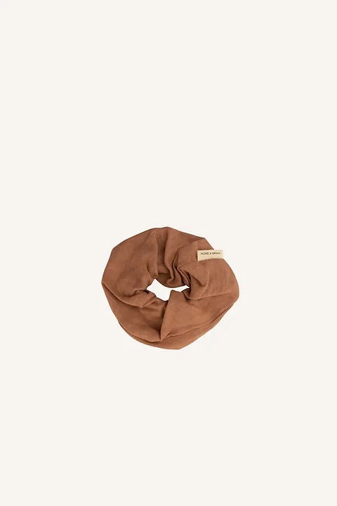 Scrunchie • linen • nougat