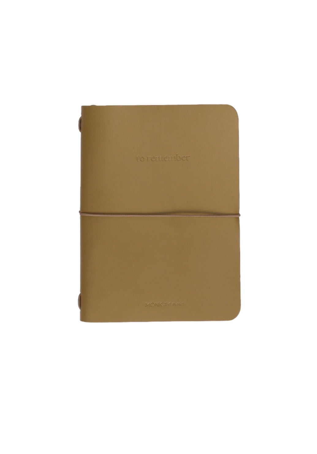 Vegan Leather Notebook, Wheat