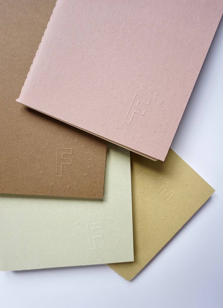 Natural Colours Plain Notebook Series / Nature: Mint / A5