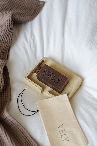 Soap On A Rope "COCO" With Coffee And Raw Cacao