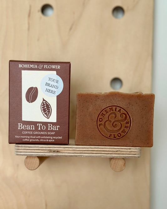 Coffee Grounds Natural Soap Bar - Citrus, Spice & Rosemary