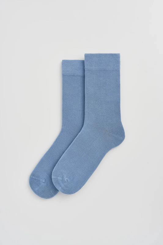 Bamboo Socks, Morning Blue