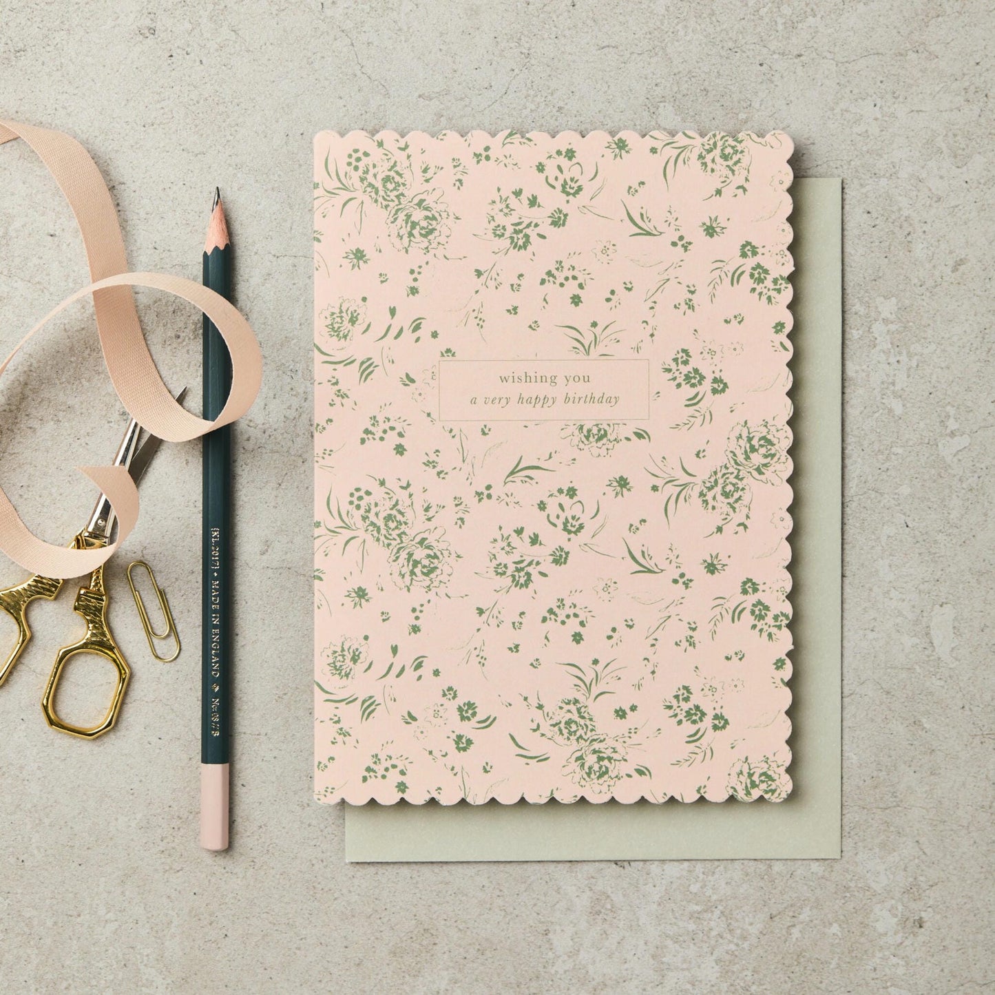 Garden Floral Birthday Card