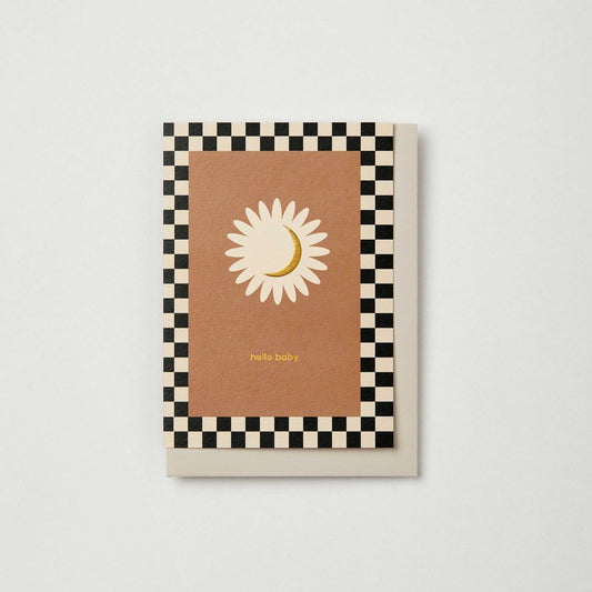 Hello Baby, Moon New Baby Card