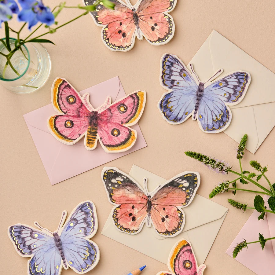 Blue Butterfly Mini Card