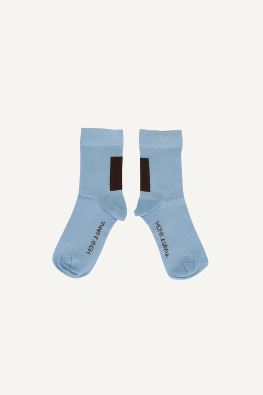 Cotton Socks, Graphic Shape, Blue Sky