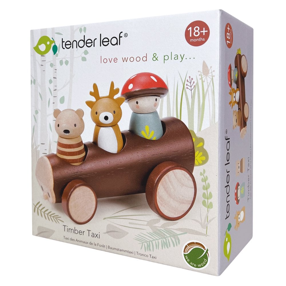 Timber Taxi Wooden Toy