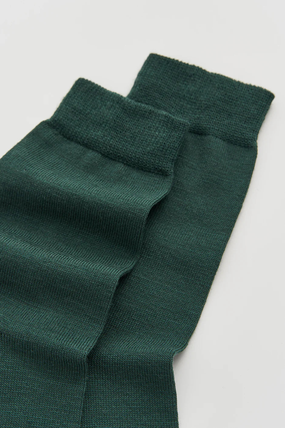 Merino Socks, Deep Forest Green