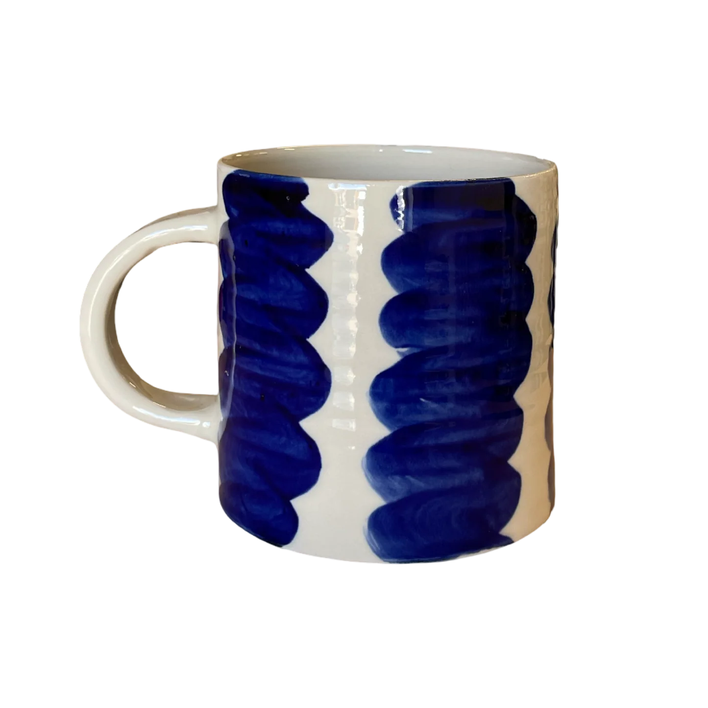 Cobalt Wiggle Mug - Pre Order, available from 1st Nov 2025