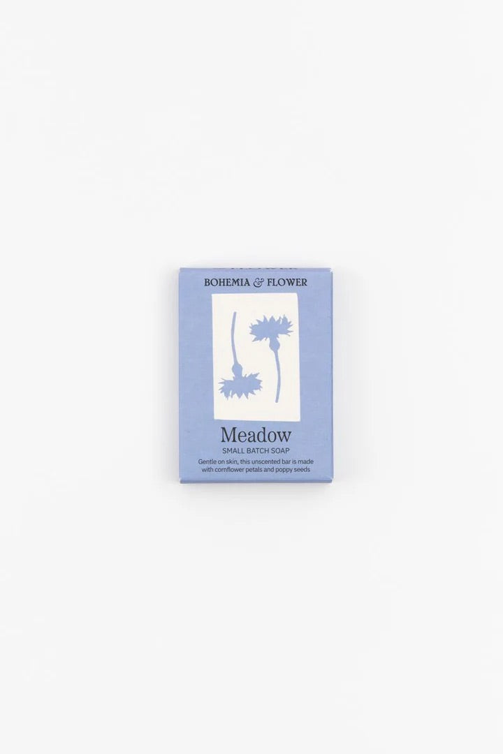 Meadow Soap - Cornflower & Poppy Seed, Unscented