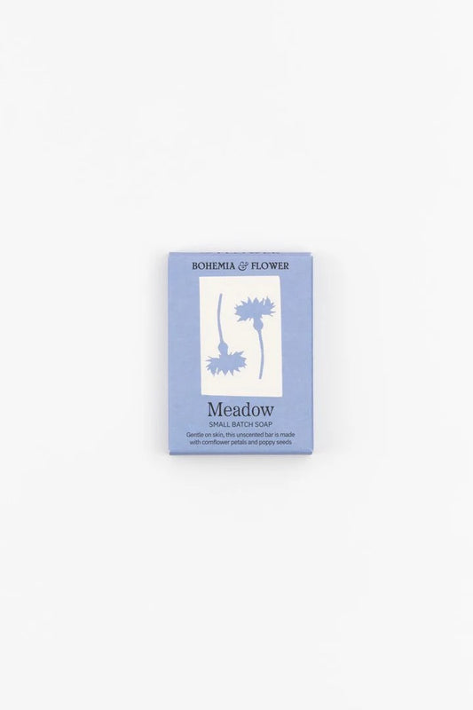 Meadow Soap - Cornflower & Poppy Seed, Unscented