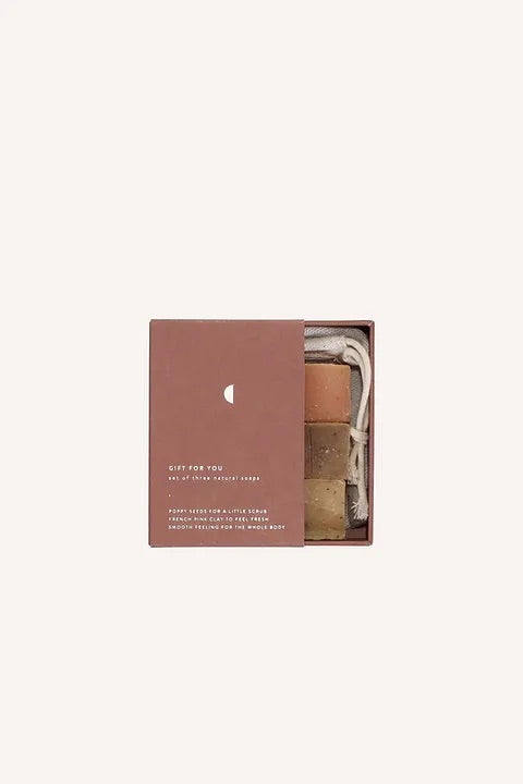 Gift Set, 3 Natural Soaps