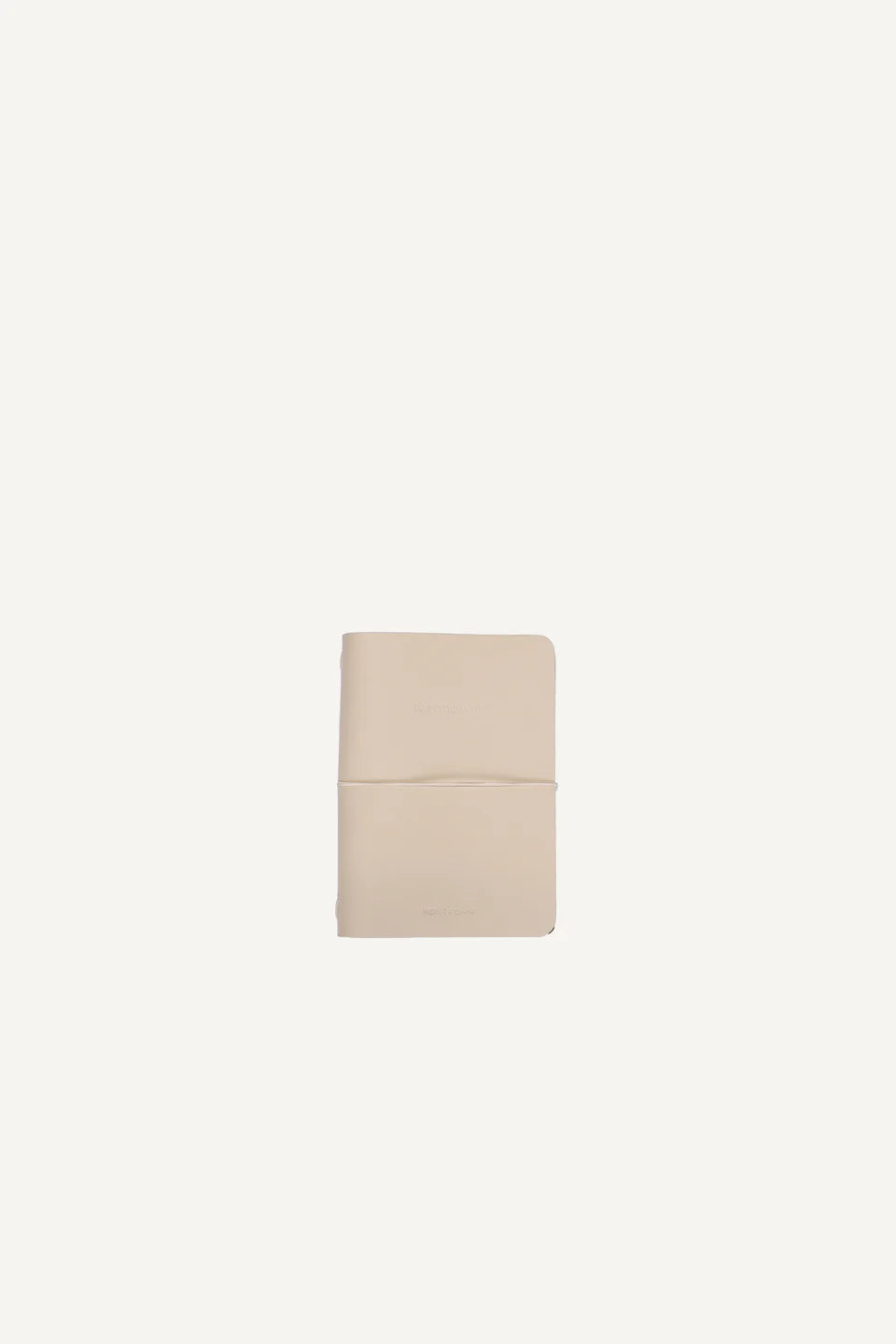 Vegan Leather bound Notebook, Stone