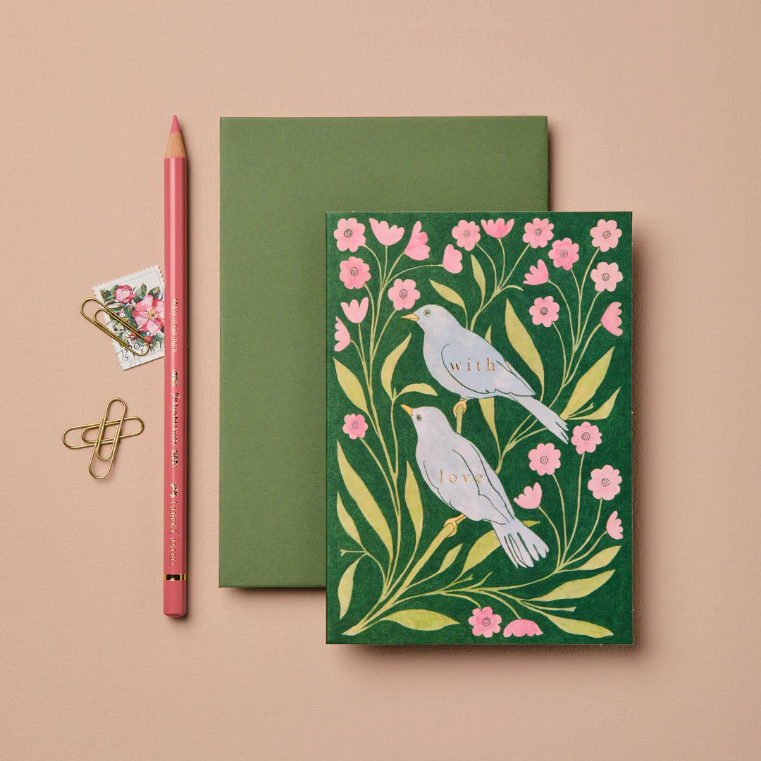 Lovebirds 'With Love' Card