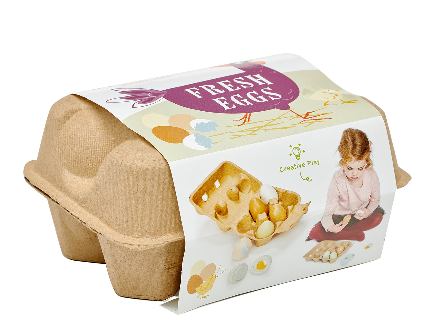 Wooden Eggs Toy