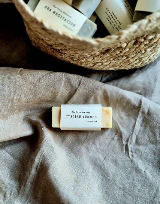 Natural Mini Soap, Guest Soap “ Italian Summer”