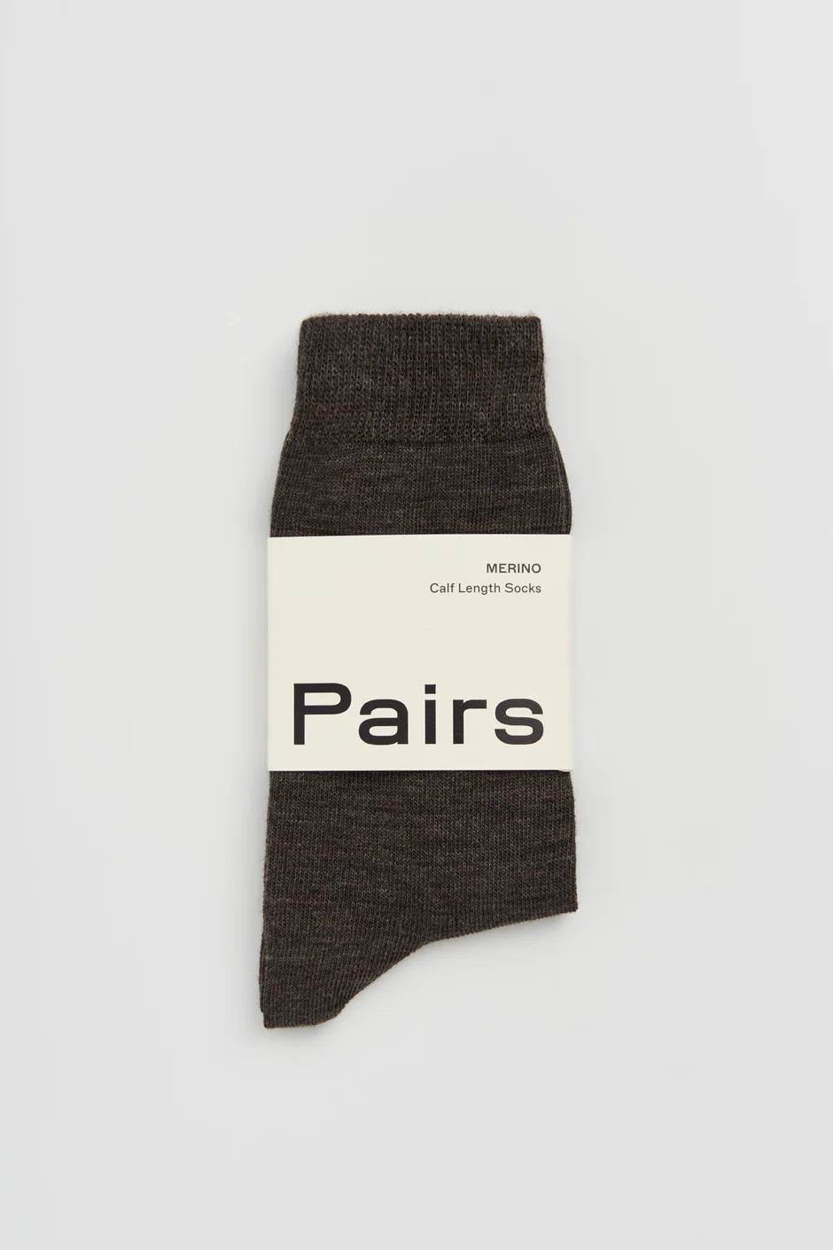 Merino Socks, Deep Earth Brown