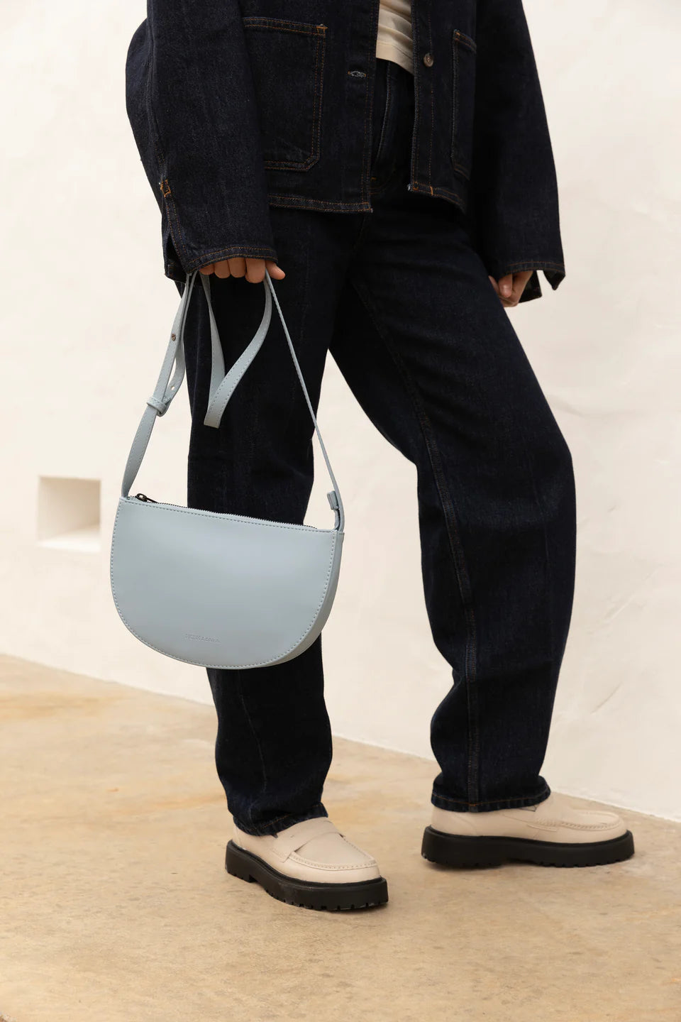 Farou Half Moon Bag, Cloud