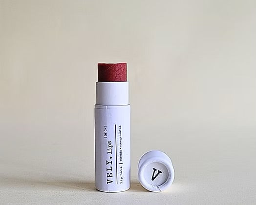 Natural Tinted Lip Balm “Brick” with Rosehip & Geranium