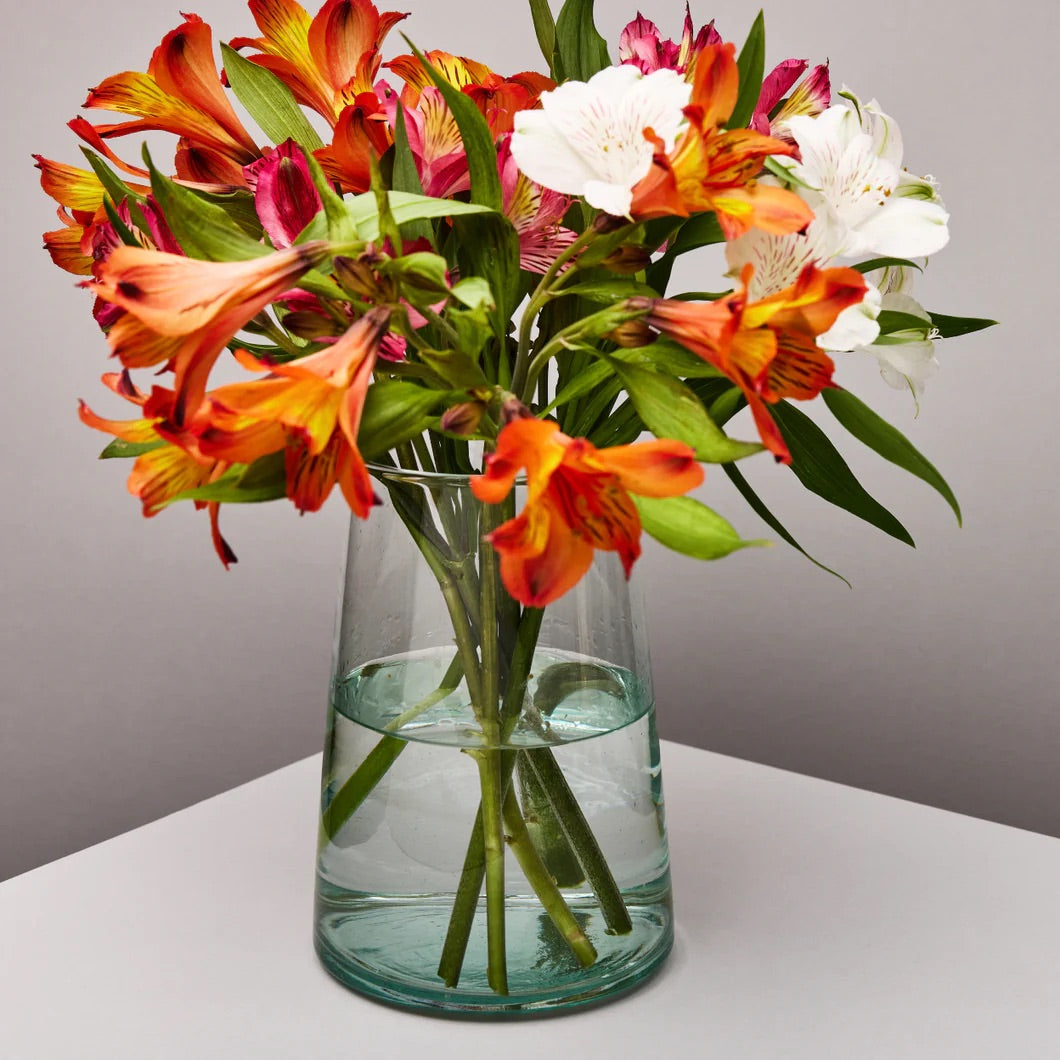 Handmade Recycled Glass Vase