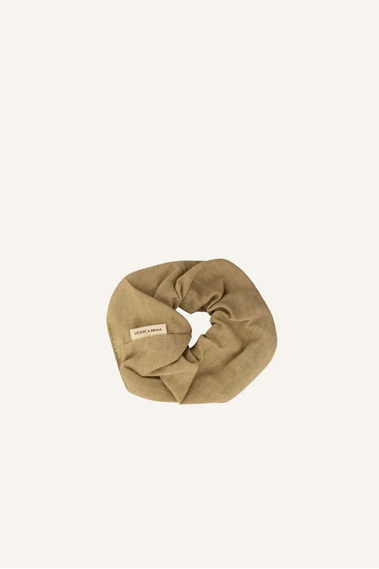 Linen Scrunchie, Pistachio