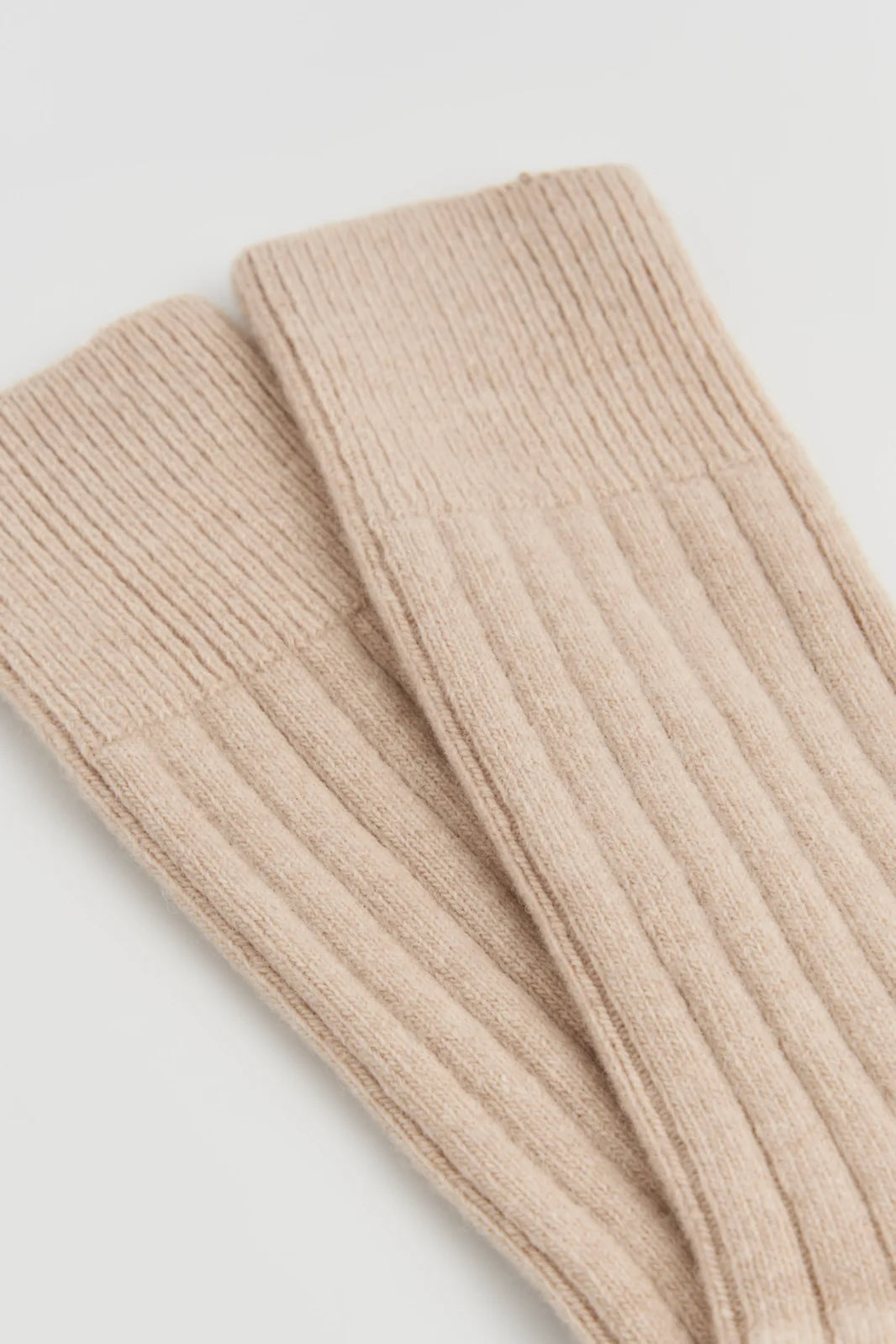 Merino Bed Socks, Milky Tea