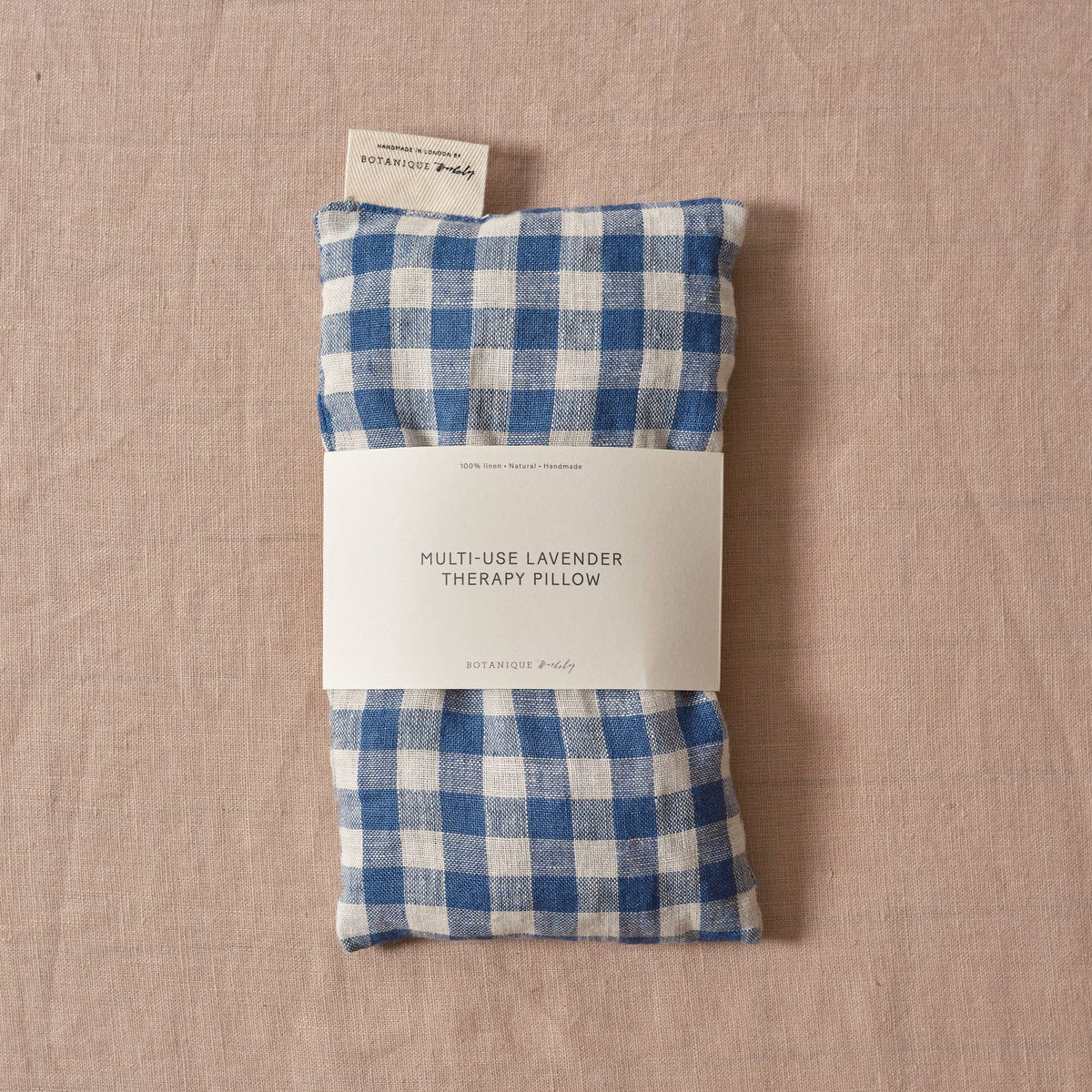 Multi-Use Lavender Therapy Pillow | Linen Fara Gingham
