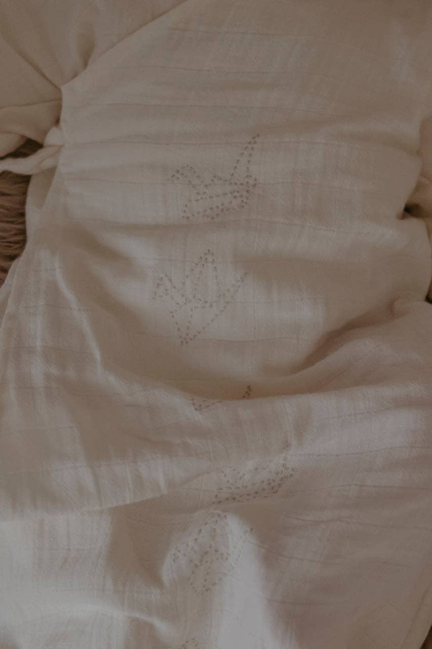 Organic Cotton Muslin Baby Nightgown